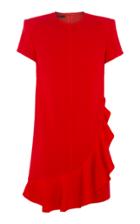 Alex Perry Jude Satin T-shirt Trapeze Mini