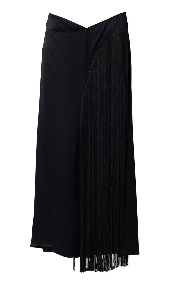 Moda Operandi Rodebjer Deniz Fringe Midi Skirt Size: L