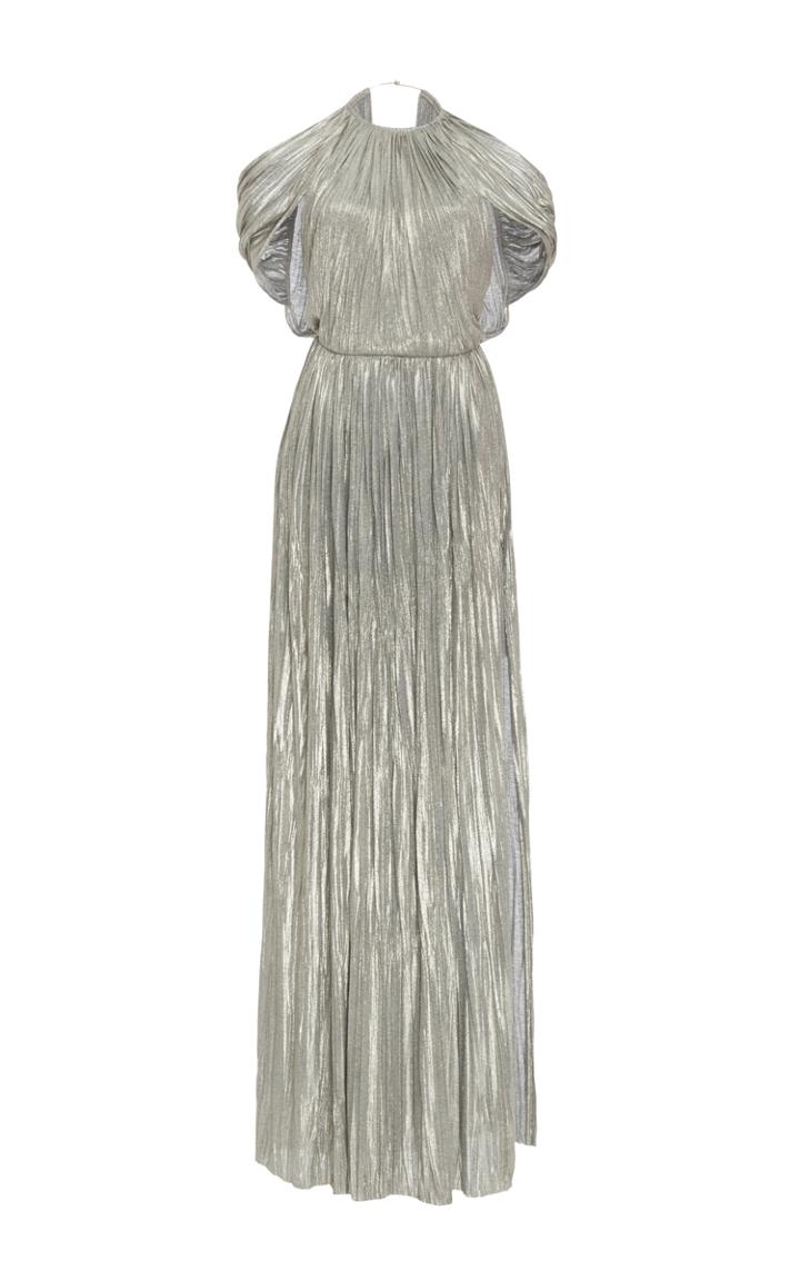 Maria Lucia Hohan Draped Sleeve Aman Gown