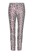 Haider Ackermann Skinny Metallic Embroidered Trousers