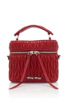 Miu Miu Quilted Leather Top Handle Case