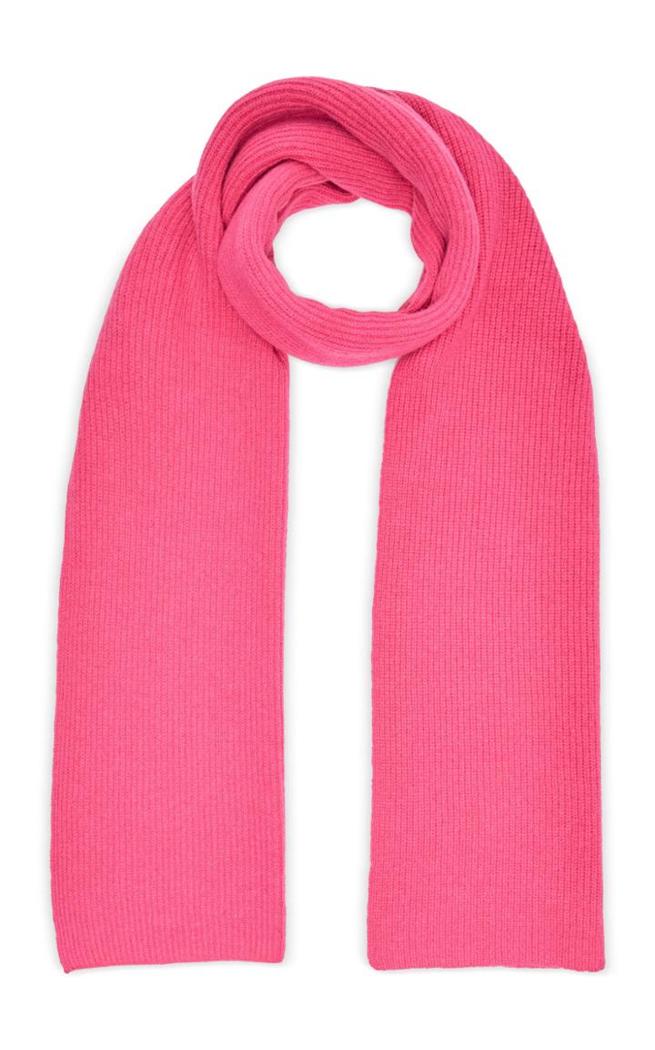 Ganni Ribbed Wool-blend Scarf