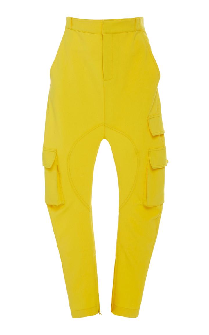 Prabal Gurung Terai Dropped Seat Crepe Pants