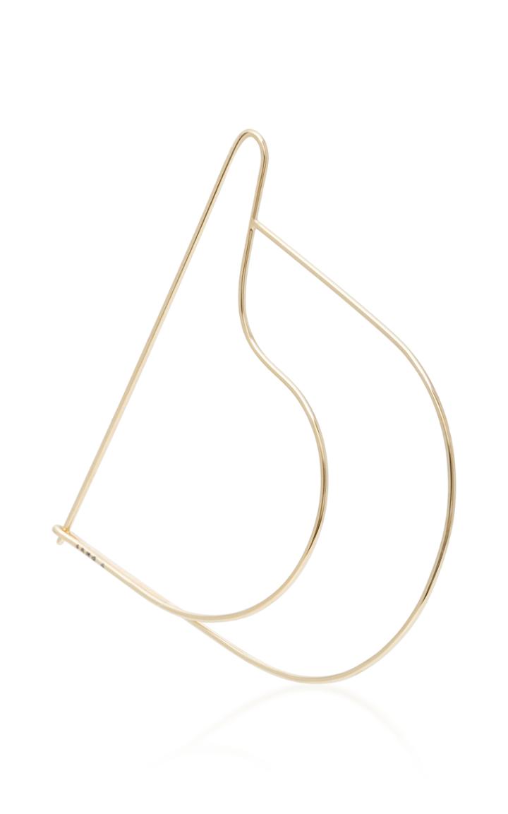 Sang A Contour 14k Gold Earring