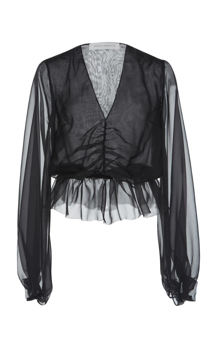 Sandra Mansour Nuit Sheer Top
