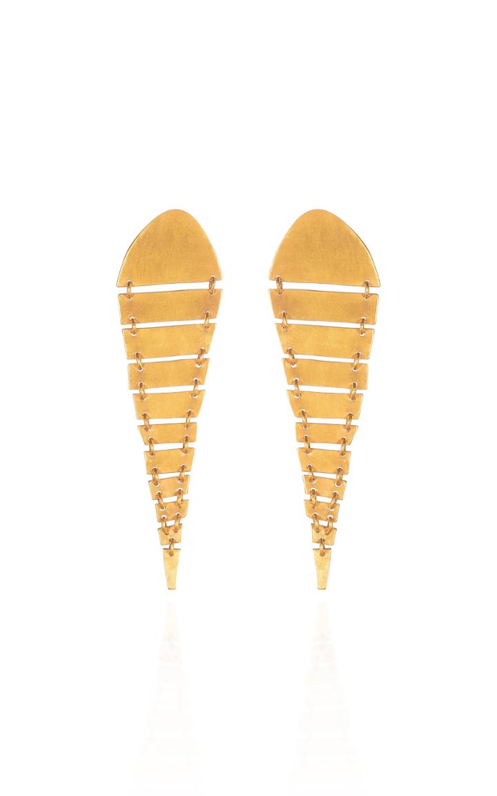 Moda Operandi Cano Fish Pequeno Earrings