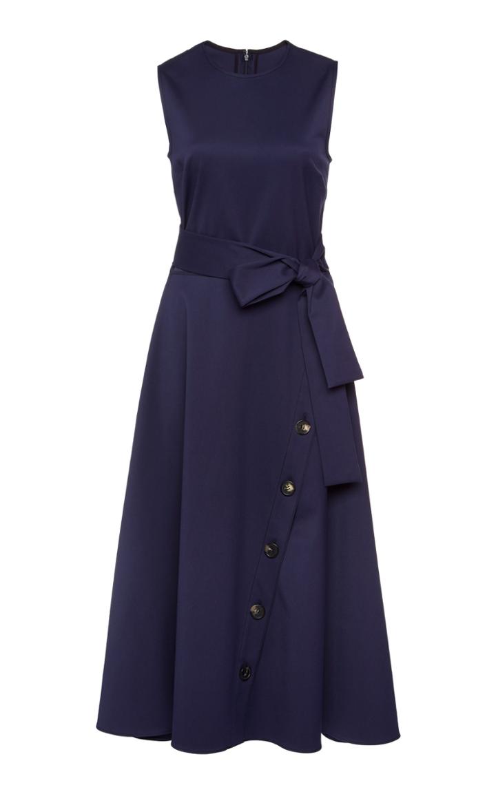 Carolina Herrera Sleeveless Waist Tie Dress