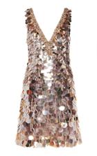 Moda Operandi Jenny Packham V-neck Oversized Sequined Dress Size: 6