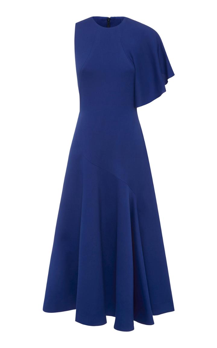 Bianca Spender Asymmetrical Flounce Dress