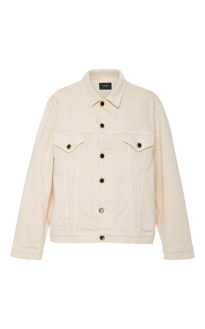 Khaite Cate Ivory Denim Jacket