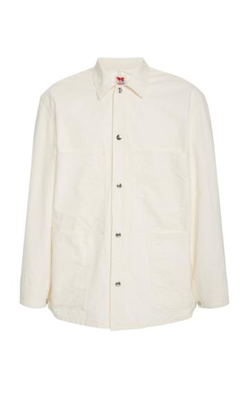 Mountain Research Embroidered Cotton Snap-front Jacket