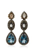 Lauren Craft Collection Yara 18k Gold Multi-stone Earrings