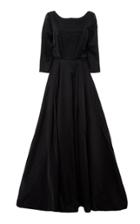 Hensely Textured Crepe One Sleeve Asymmetrical Dress