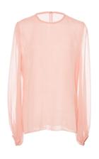 Carolina Herrera Silk Chiffon Blouse