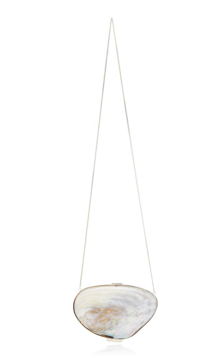 Moda Operandi Jil Sander Medium Seashell Novelty Clutch