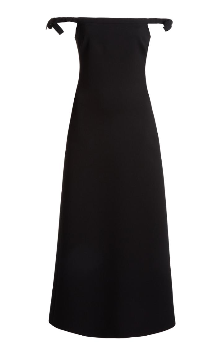 Moda Operandi Giambattista Valli Crepe Off-the-shoulder Dress
