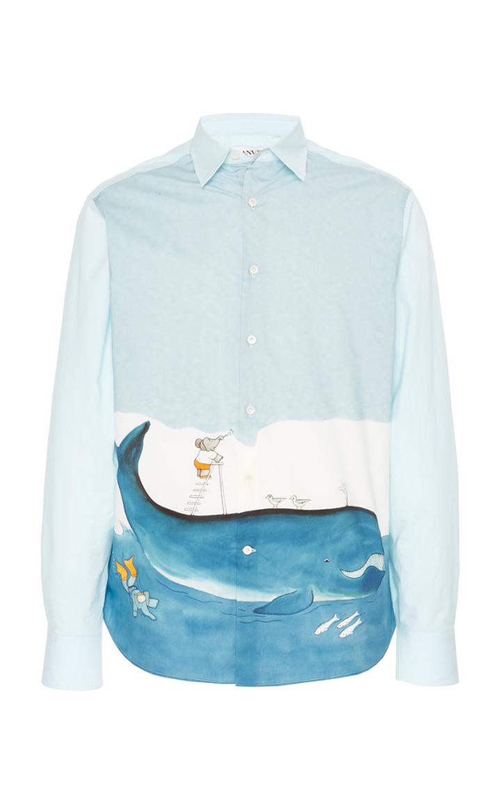 Lanvin Printed Button Up Shirt