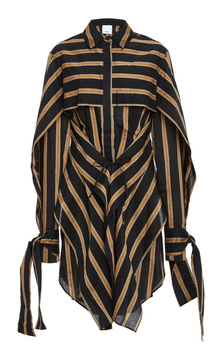 Acler Laila Long Sleeve Asymmetric Dress