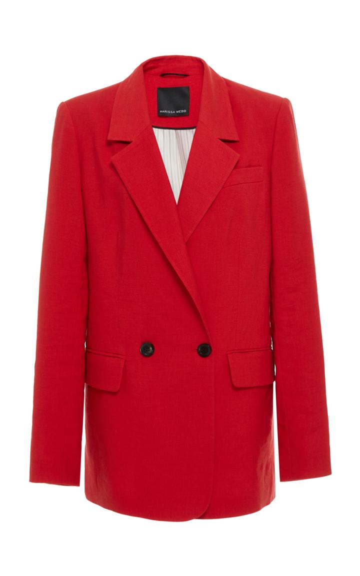 Marissa Webb Carmen Linen Blazer