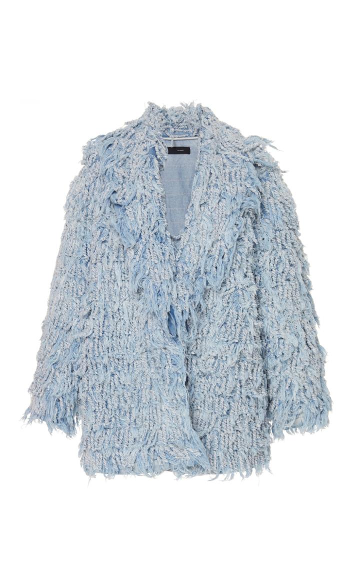 Alanui Fringe Denim Coat