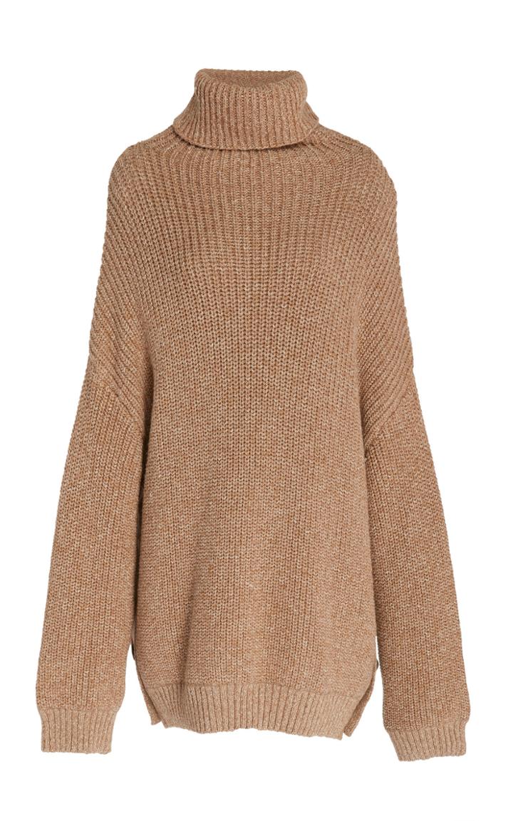 Mara Hoffman Evren Alpaca-blend Ribbed-knit Turtleneck