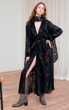 Moda Operandi Sandra Mansour Arme Secrte Satin-devore Wrap Dress