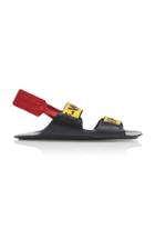 Off-white C/o Virgil Abloh Logo-print Zip Tie Leather Sandals
