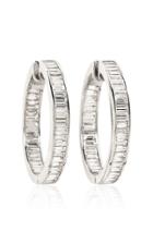 Moda Operandi Tiina Smith Vintage Fred Leighton Diamond And Platinum Hoop Earrings