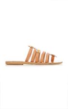 Fabrizio Viti X Ancient Greek Sandals Victoria Floral-embellished Leat
