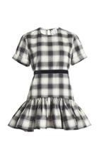 Moda Operandi Rosie Assoulin Plaid Cotton-blend Mini Dress