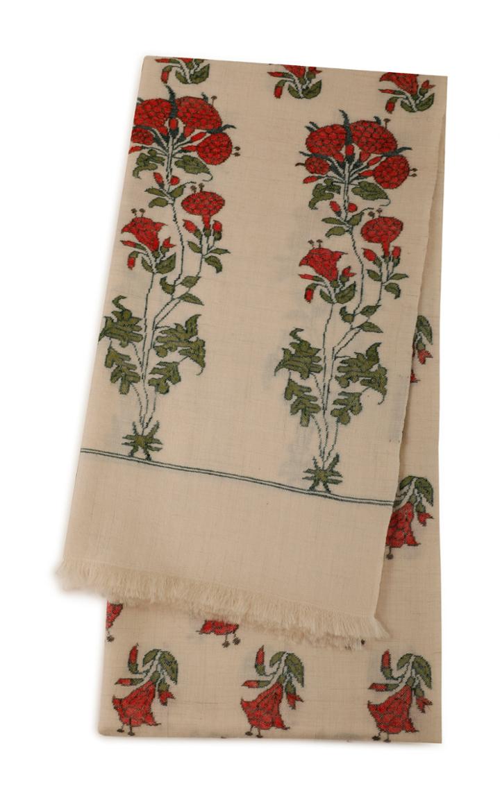 Moda Operandi Kashmir Loom Handloomed Kani Weave Shawl