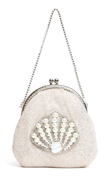 Mach & Mach Embellished Velvet Clutch