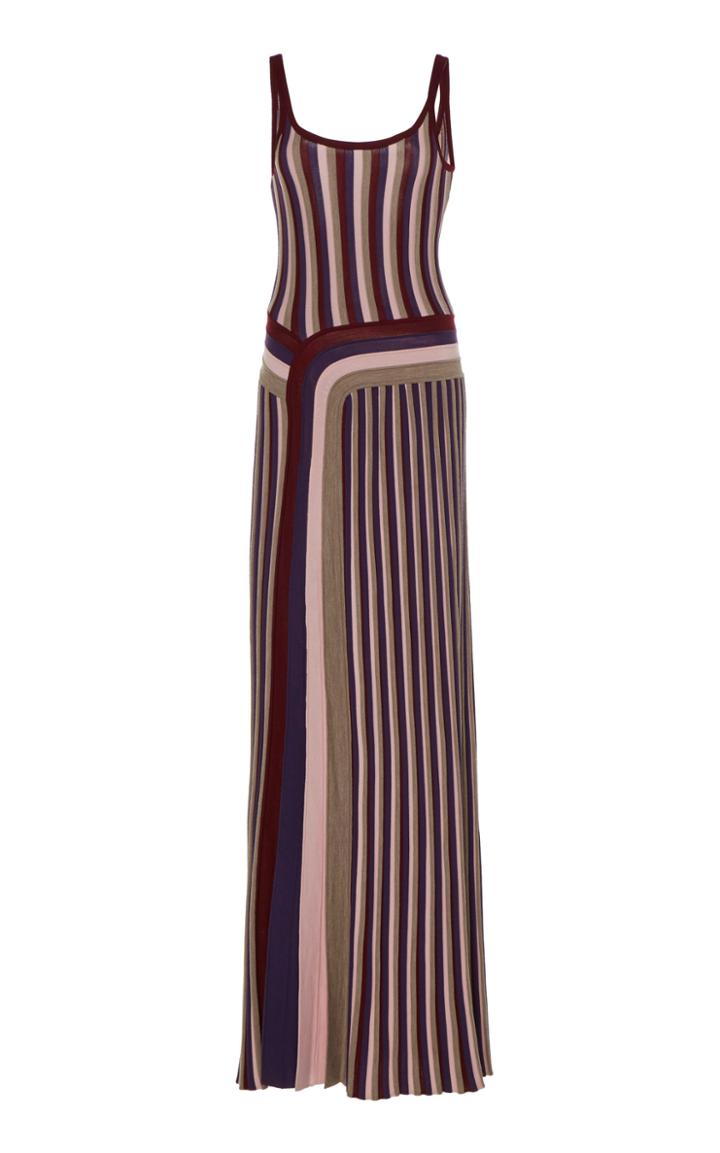 Gabriela Hearst Lilly Striped Wool Knit Maxi Dress