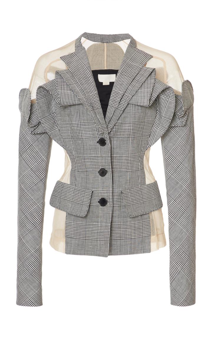Antonio Berardi Milva Plaid Jacket