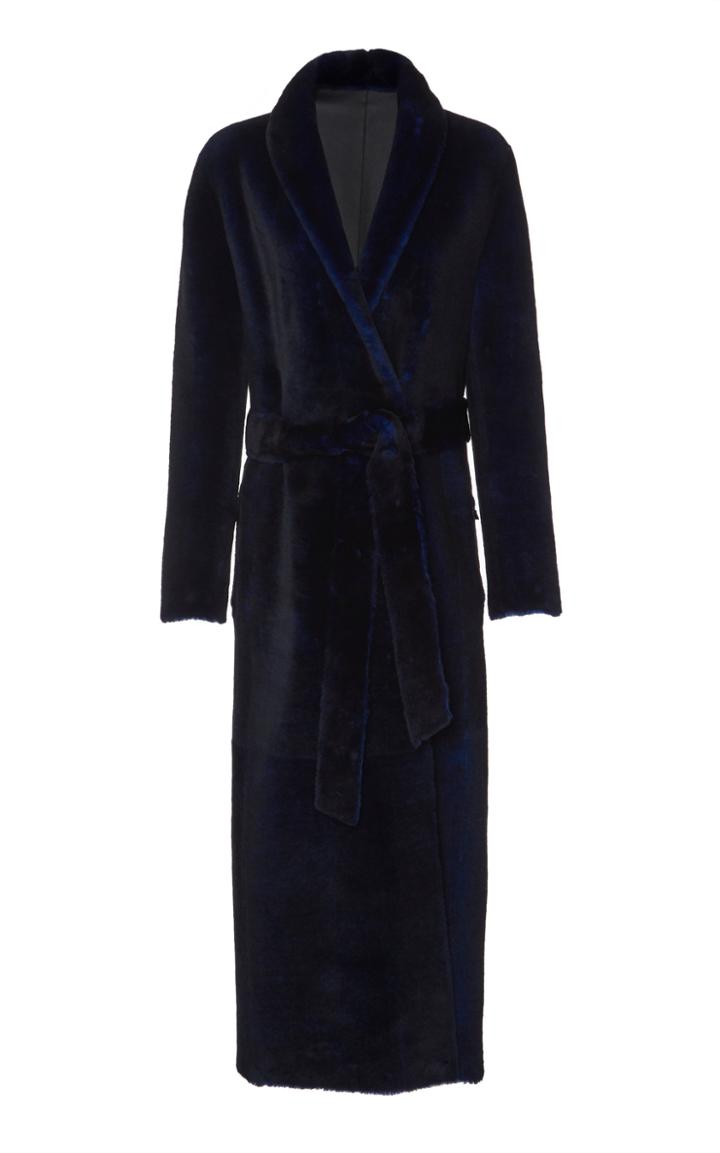 Akris Trinity Shearling Coat