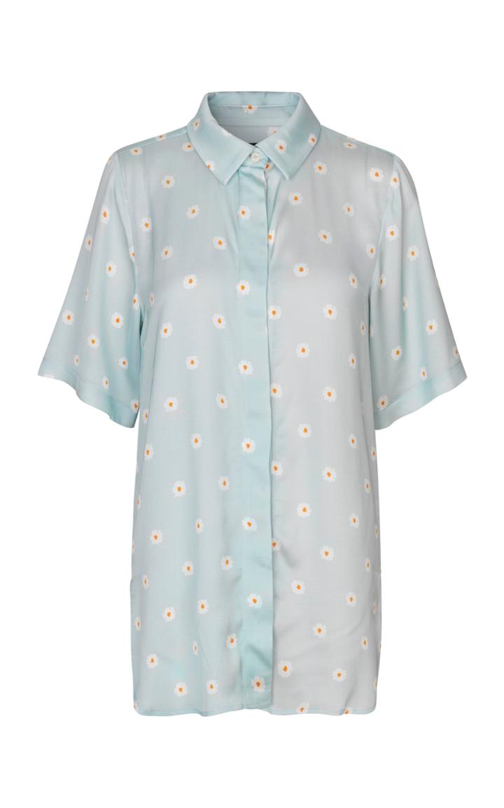 Stine Goya Zoey Collared Short Sleeve Top