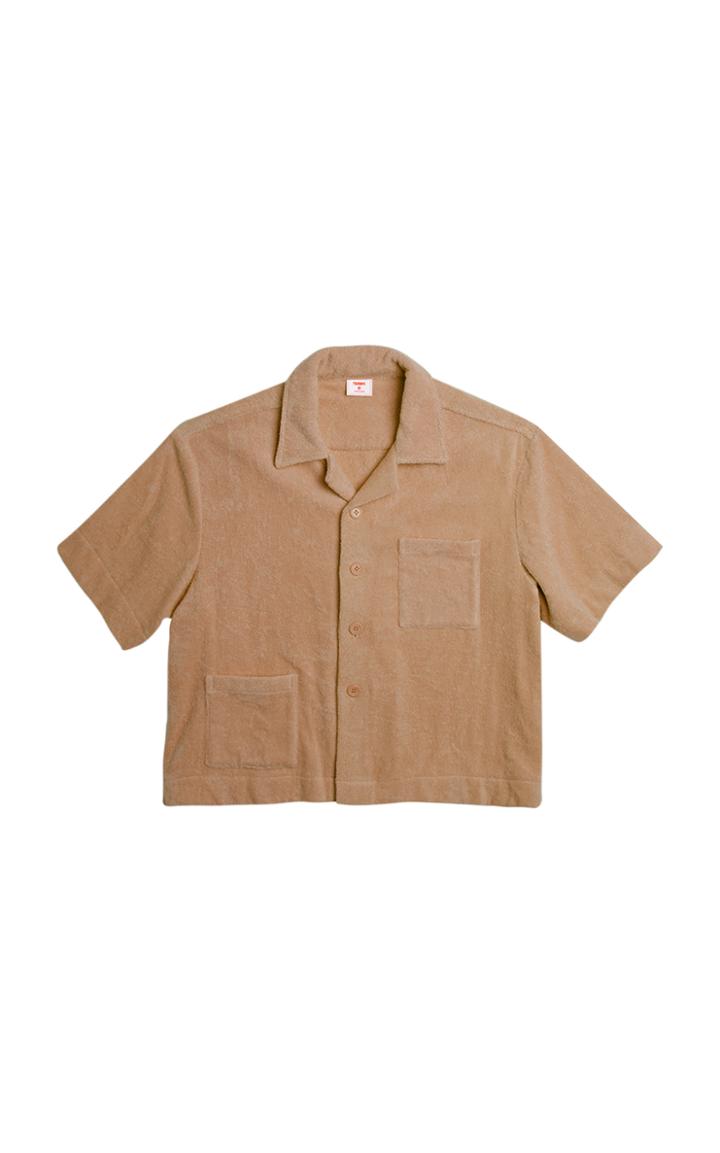 Terry Dyed Cotton-terry Shirt
