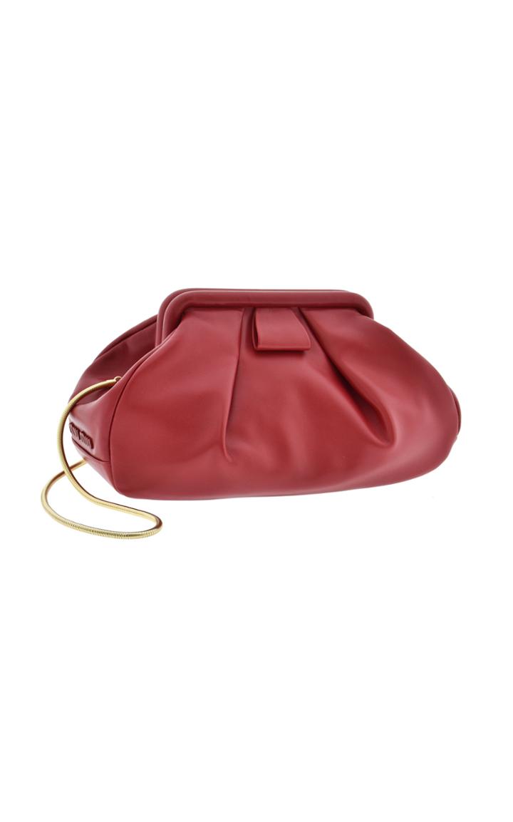 Moda Operandi Miu Miu Nappa Leather Clutch