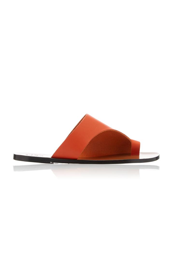 Atp Atelier Rosa Cutout Leather Sandals