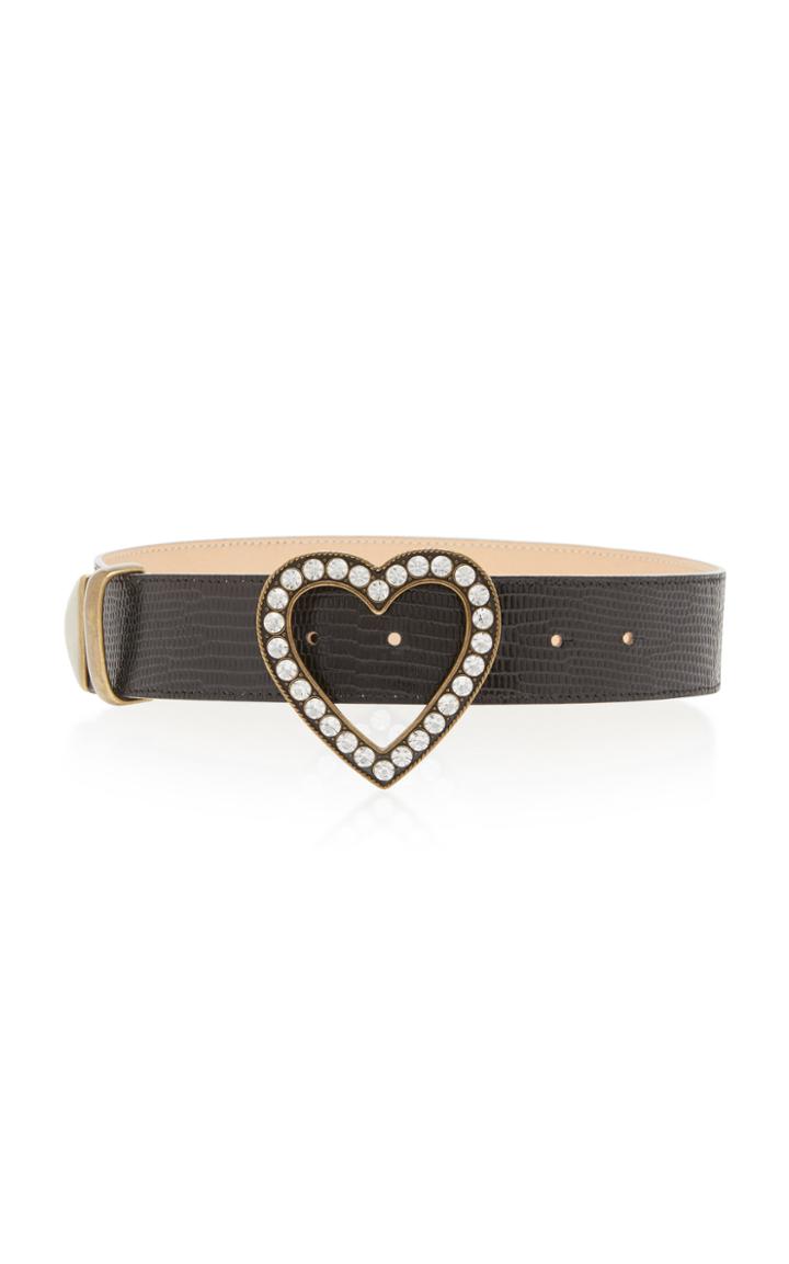 Alessandra Rich Heart Buckle Belt