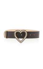 Alessandra Rich Heart Buckle Belt