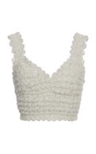 Moda Operandi Dolce & Gabbana V-neck Knit Cropped Top