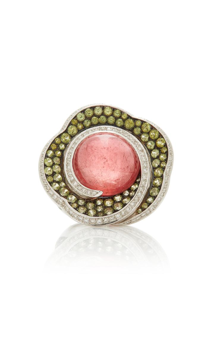 Amrapali 18k Gold And Multi-stone Ring