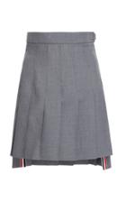 Thom Browne Pleated Wool-blend Mini Skirt