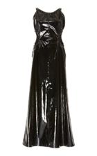 Maison Margiela Cutout Vinyl Midi Dress