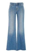 Current/elliott Wray High-rise Frayed Jeans