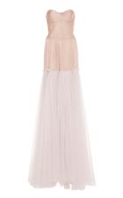 Maria Lucia Hohan Fotia Strapless Contrast Gown