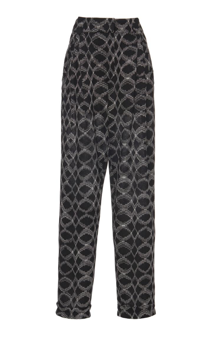Moda Operandi Missoni Printed Knit Straight-leg Pants