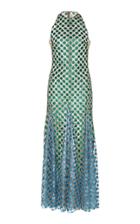 Sandra Mansour Parasole Polka Dot Maxi Dress