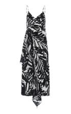 Michael Kors Collection Embellished Ruffle Dress